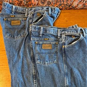 2 Pair George Strait Wrangler Jeans